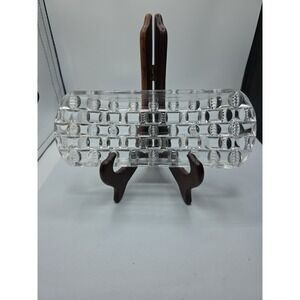 EAPG Cut Log by BRYCE HIGBEE & CO Pickle Dish Excellent Condition